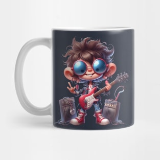 Cute Rockstar Illustration Mug